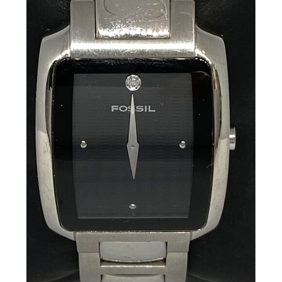 Fossil FS4043 Men Silver Stainless Steel Analog Dial Quartz Genuine Watch OP762 - Picture 2 of 12